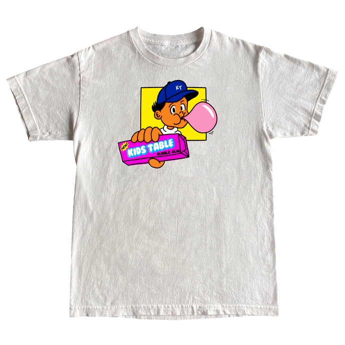 White Bubble Gum Tee