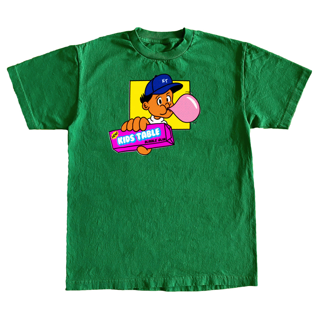 Kelly Green Bubble Gum Tee