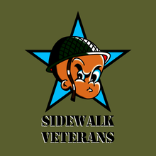 Load image into Gallery viewer, Army Green Sidewalk Vets Tee