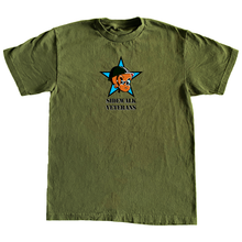 Load image into Gallery viewer, Army Green Sidewalk Vets Tee